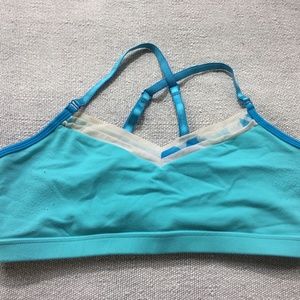 3 for $30 Lululemon blue convertible bra sz:8